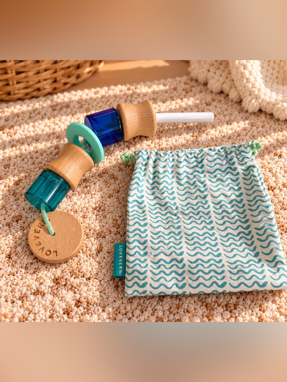Lovevery Threadable Bead Kit + Bag – Adventurer Play Kit 16–18 Months